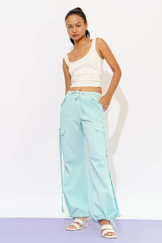 Sky Low Waist Baggy Joggers