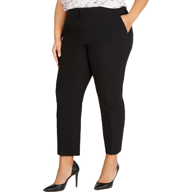 Bar III Womens Plus Office Business Ankle Pants