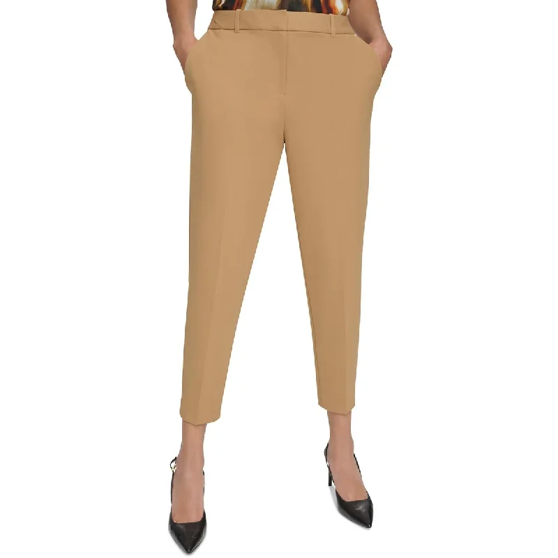 Calvin Klein Womens Solid  Ankle Pants