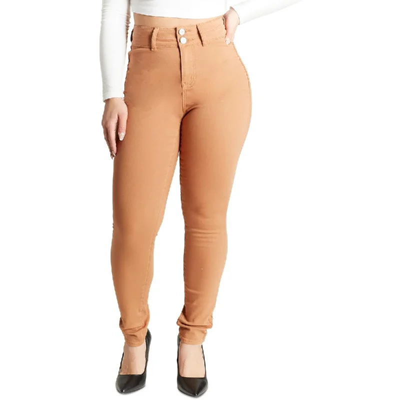 Dollhouse Womens Juniors High Rise Curvy Fit Skinny Pants