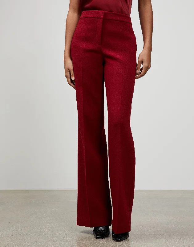 Dalton Wide-Leg Pant In KindWool Nouveau Crepe