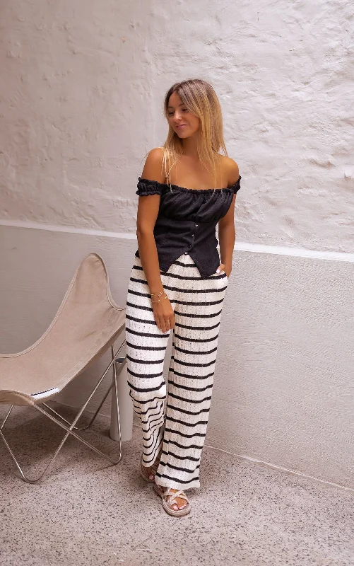 Striped Exe Pants