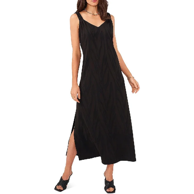 Vince Camuto Womens Sleeveless Long Maxi Dress