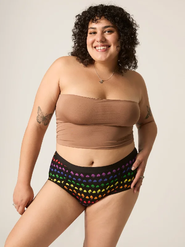 Pride Brief Moderate-Heavy Love Multi Print